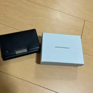 SAMANTHAVEGA 블랙 접이식 지갑