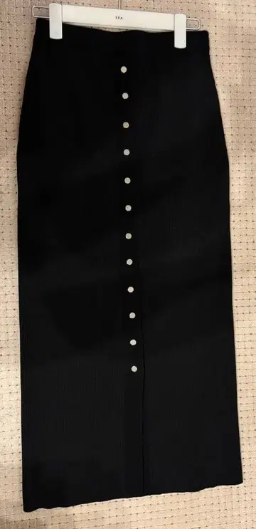 UNITED ARROWS 타이트 스커트 블랙