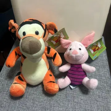 티거와 피글렛 봉제 인형 세트