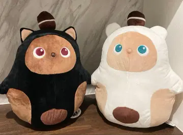 후와코로 LOVOT 봉제 인형 BIG 3 화이트 블랙