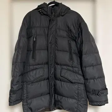 블랙 다운 자켓 L 사이즈