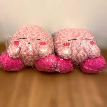 커비 한가롭게 쿨쿨 BIG 봉제 인형