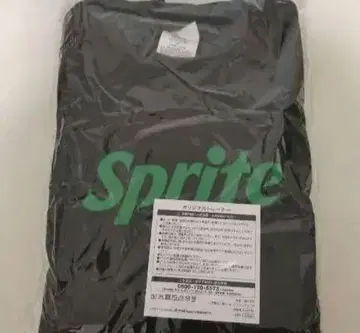 Sprite 로고 프린트 T셔츠 블랙
