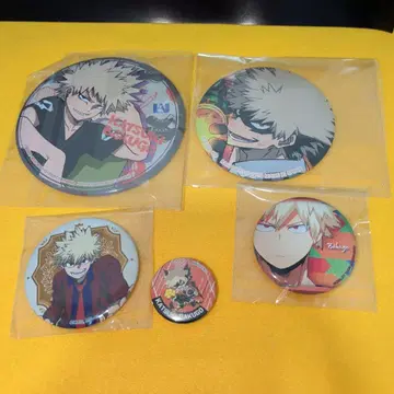 대특가 나의 히어로 아카데미아 히로아카 바쿠고 카츠키 캔뱃지 5개