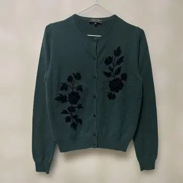 DUAL VIEW 꽃무늬 자수 가디건 40 사이즈
