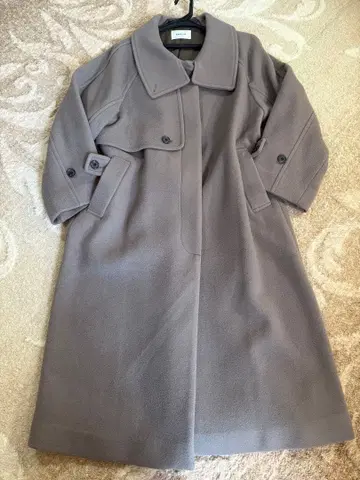 클리닝 완료 프레이 아이디 울 리버 발마칸 코트 모카 S 24AW