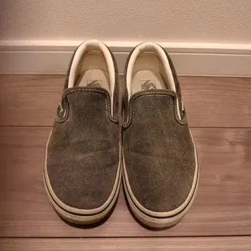 그레이 캔버스 슬립온