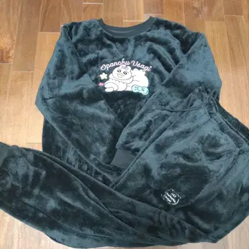 빤쮸토끼 보아 상하의 세트 파자마 사이즈 L 블랙