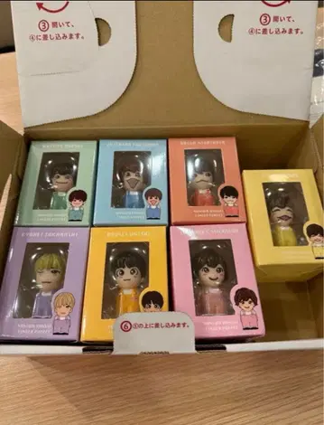 나니와단시 손가락 인형 전원 7체 컴플리트 세트