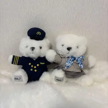 ANA 기내 판매 한정 상품 플라이트 베어 파일럿 캐빈 어텐던트