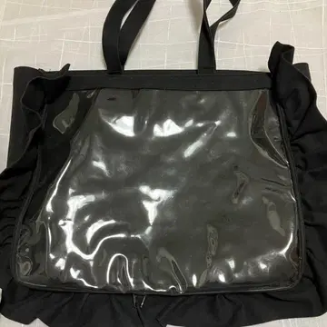 자카마트 이타백 이타백 A3 프릴 토트백 블랙 블랙