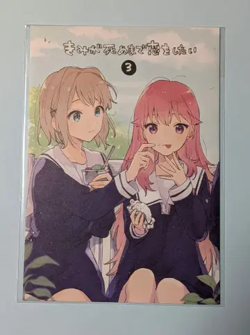 네가 죽을 때까지 사랑하고 싶어 3 멜론북스 특전 리플렛