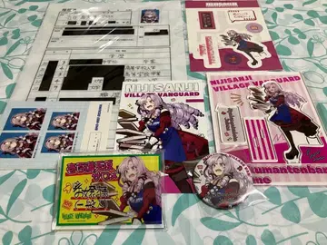 이치햐쿠만텐하라 사로메 빌레반 미사용 아크릴 스탠드 파일 캔뱃지 니지산지