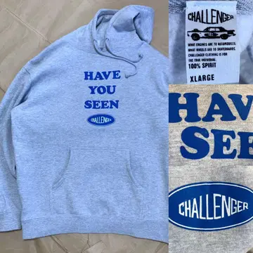 CHALLENGER 후드티 XL 맨투맨 그레이 챌린저