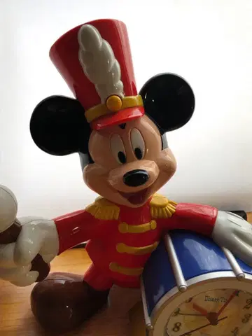미키마우스 마칭 밴드 알람 시계