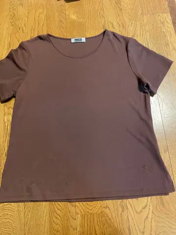 PERTE BY KRIZIA 브라운 반팔 T셔츠 크리짜 이탈리아