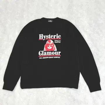 Hysteric Glamour 블랙 맨투맨