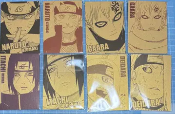 NARUTO 점프샵 황금 카드 나루토 가아라 이타치 데이다라