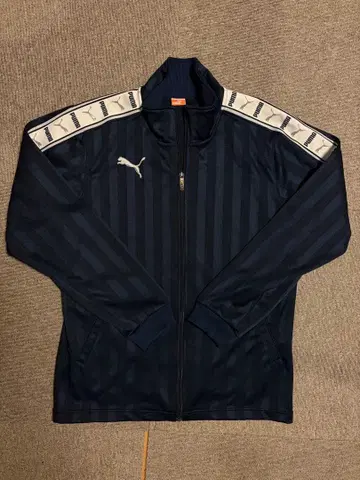 PUMA 네이비 스트라이프 저지