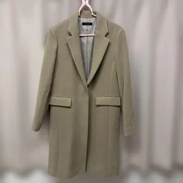 LA SUD 베이지 체스터 코트