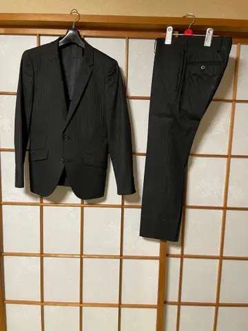 블랙 스트라이프 정장 세트 월드 TK SHOP 키쿠치 타케오 셋업
