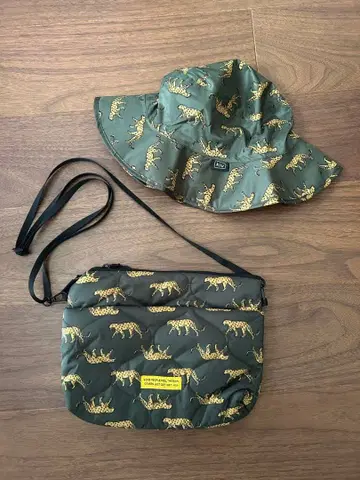 호랑이 무늬 올리브 그린 숄더백