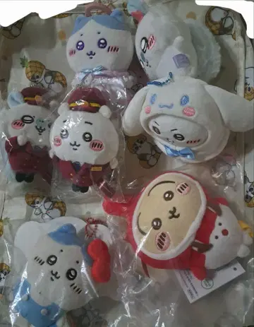 치이카와&하치와레&모몽가&토끼 마스코트 7세트