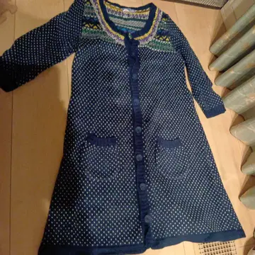 니트 롱 가디건