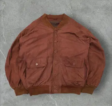 빈티지 스웨이드 플라이트 자켓 A-1형 짧은 기장