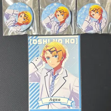 최애의 아이 신주쿠 마루이 넥 POPUP 캔뱃지 아쿠아 특전