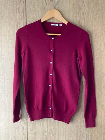 유니클로 캐시미어 가디건