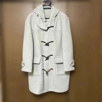 더플 코트 남성용 M 사이즈 라이트 그레이