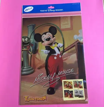 미트 미키 클리어 홀더 세트 4매