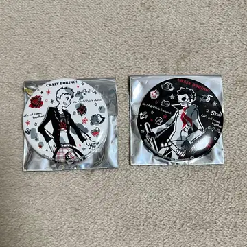 페르소나5 P5 산리오 콜라보 캔뱃지 사카모토 류지 스컬 세트