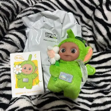 POPMART 'Say Hello' TELETUBBIES 봉제 인형 그린