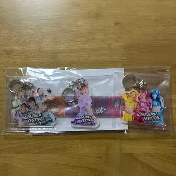하라주쿠 페스티벌 디자인 아크릴 키링 세트