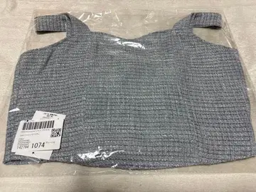 airi 기획 트위드 뷔스티에 그레이