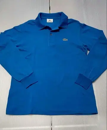 Lacoste 파랑 피케 셔츠 긴팔