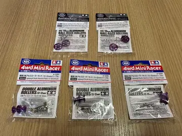 4wd MiniRacer 더블 알루미늄 롤러 4개 세트