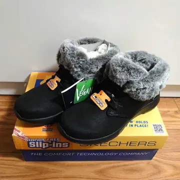 SKECHERS Slip-Ins 블랙 어그 부츠