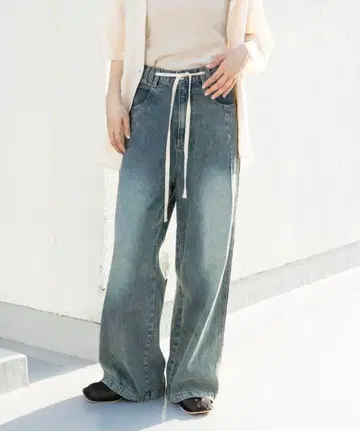 KBF 드로우 스트링 데님