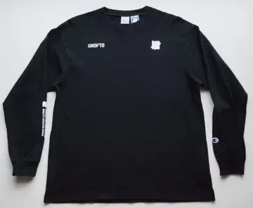 언디피티드 x 챔피온 / 프린트 긴팔 T셔츠 M / 롱T / 블랙