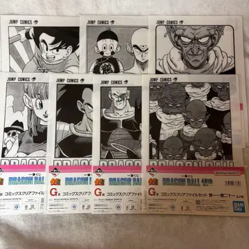 드래곤볼 제일복권 40주년 G상 코믹스 클리어 파일 세트