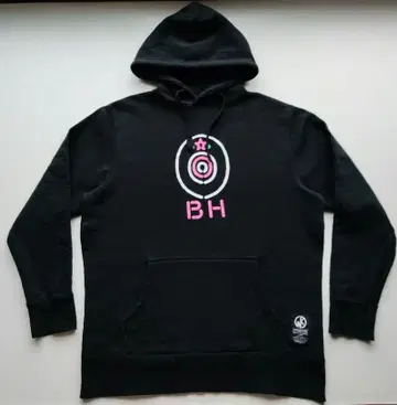 근육맨 머슬 어패럴/블랙홀/BH 후드티 L/블랙