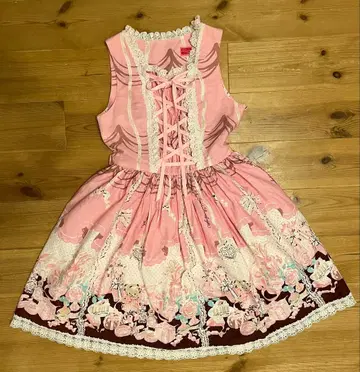 my favorite thing 레이스업 오버롤 스커트 BABY