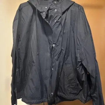 발수성 후드 부착 마운틴 파카 L 사이즈 블랙