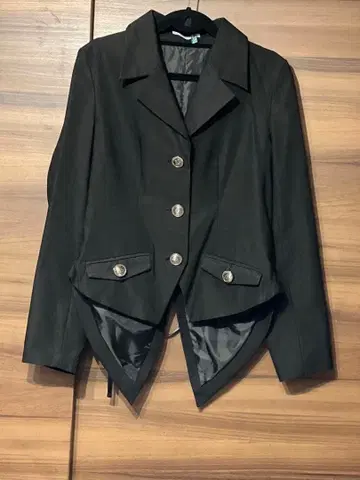 [ 새상품급 ] 블랙 테일러드 자켓 레이스업 * :'.*