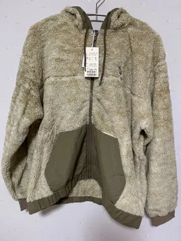 CUBE SUGAR 소프트 보아 집업 블루종