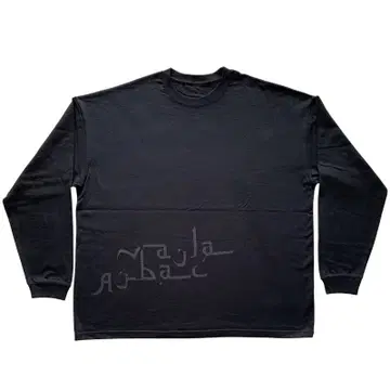 새상품 NAB 나우라 / 롱T 빅 실루엣 Black 블랙 L