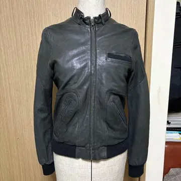 빈티지 가죽 블루종 kiaris